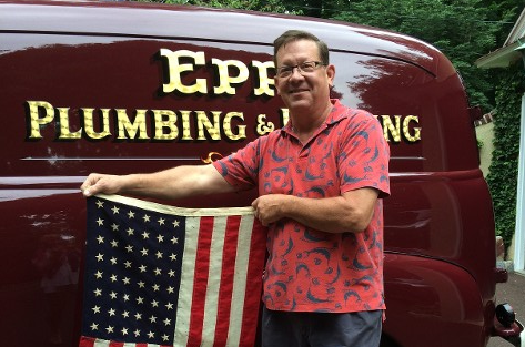 Man Holding Flag